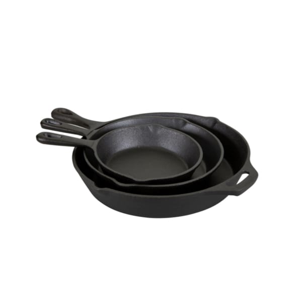 Pre-Seasoned Cast Iron Skillet Set