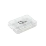 Clear, 6 Comp., Small: 3-3/8"X2-1/4"X3/4