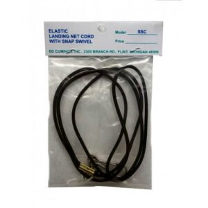 Elastic Landing Net Cord with Snap Swivel