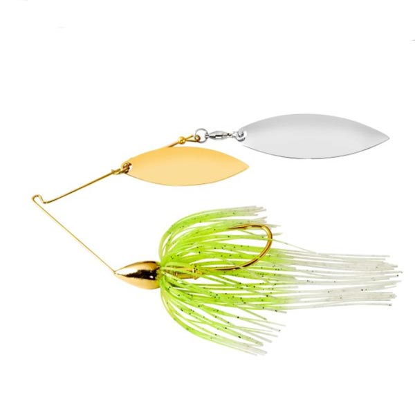 Gold Frame Double Willow Spinnerbait