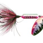 Treble Hook, 1/8 oz, Tinsel Rainbow Tiger