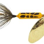 Treble Hook, 1/32 oz, Yellow Coachdog