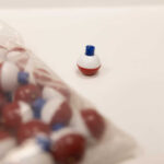 1-1/4", Red/White
