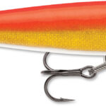 3-1/2", 3/16 oz, Gold Fluorescent Red