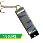 1-3/8", 1/6 oz, Blue/Chrome