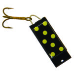 1/4 oz, Black with Yellow Dots