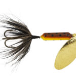 Treble Hook, 1/4 oz, Yellow Dalmatian